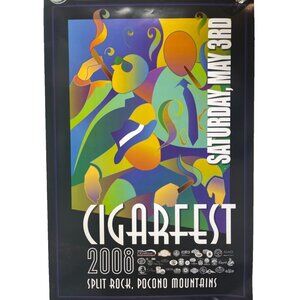 Cigarfest 2008 Split Rock Poconos Mountains Event Poster 24x36 Pennsylvania